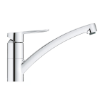 Grohe - Mitigeur évier EUROSMART monocommande bec bas - 32221003