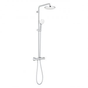 Photo principale : Colonne de douche Tempesta 210 Grohe avec mitigeur thermostatique Chromé