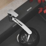 Grohe - Mitigeur évier EUROSMART monocommande bec bas - 32221003