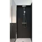 Colonne de douche Hansgrohe Crometta E240 1 jet EcoSmart mitigeur thermostatique Chromé 27281000