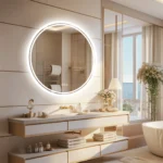 miroir rond LED salle de bain Anti-Buée 80cm/ 60 cm