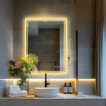 miroir salle de bain LED anti-buée Rectangulaire