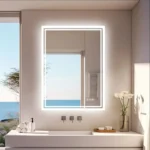 miroir salle de bain LED anti-buée Rectangulaire
