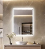 miroir salle de bain LED anti-buée Rectangulaire