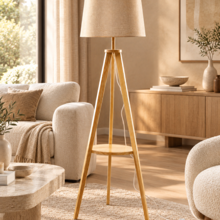 Lampadaire en bambou Ranna