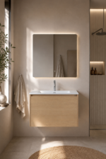 Meuble salle de bain suspendu 80 cm Néria Maison & Déclic
