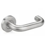 Poignée de porte Kuchinox Lagos inox, vue produit illustrative