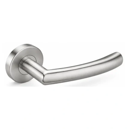 Poignée de porte Kuchinox Porto KGP_200A en acier inoxydable, vue principale sur fond blanc, illustration