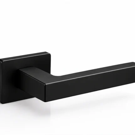 Poignée de porte Kuchinox Kvadrato II noire, vue produit
