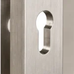 Poignée de porte Kuchinox Floko — Satin anodisé (KZF_312A) – Image 4
