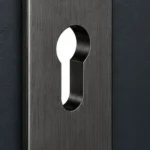 Poignée de porte Kuchinox Floko — Noir anodisé (KZF_918A) – Image 3
