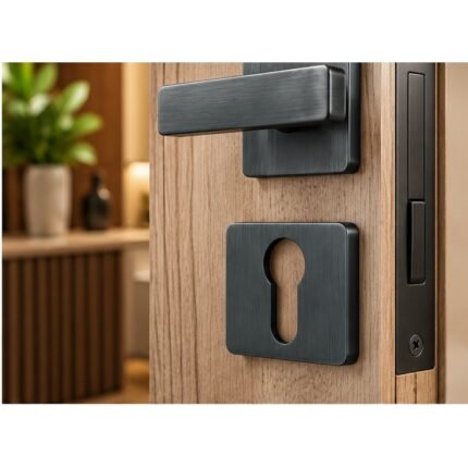 Rosace pour cylindre Kuchinox LP2 graphite – ambiance illustrative