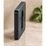 Rosace pour cylindre Kuchinox LP2 graphite – vue de profil