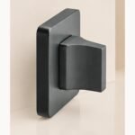 Rosace WC Kuchinox LP2 graphite – vue de profil