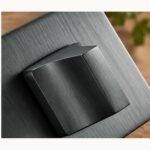 Rosace WC Kuchinox LP2 graphite – détail finition