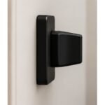 Rosace WC Kuchinox LP2 noire – vue de profil