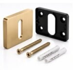 Rosace à clé Kuchinox LP2 doré brossé – accessoires illustratifs